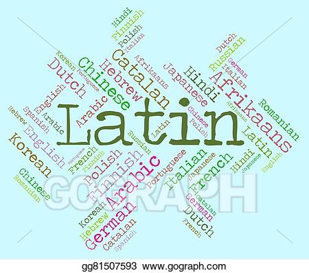language clipart latin language