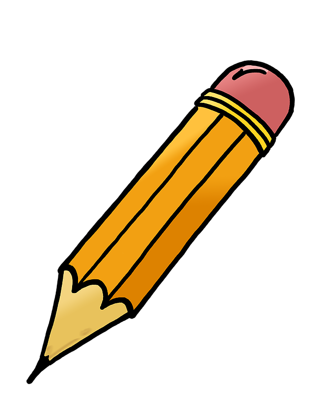 language clipart pencil