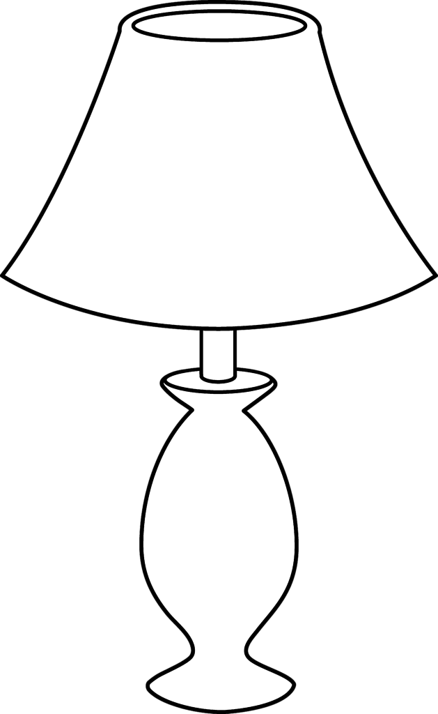 Lighting clipart outline.  collection of lamp