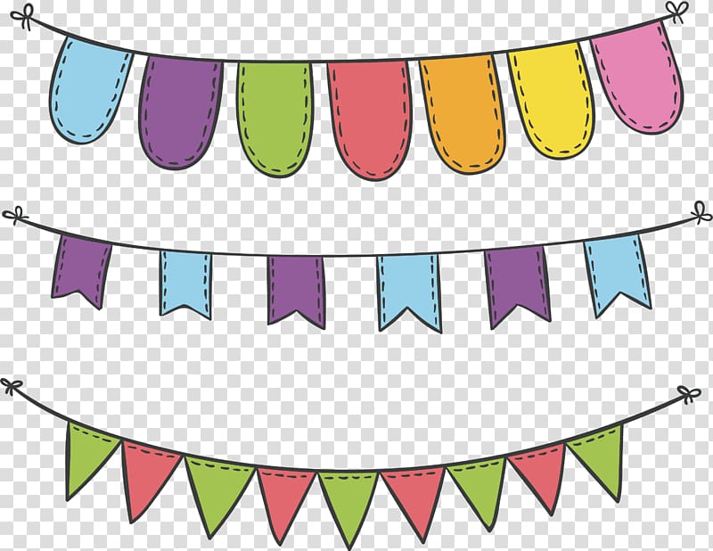 pennant clipart carnival decoration