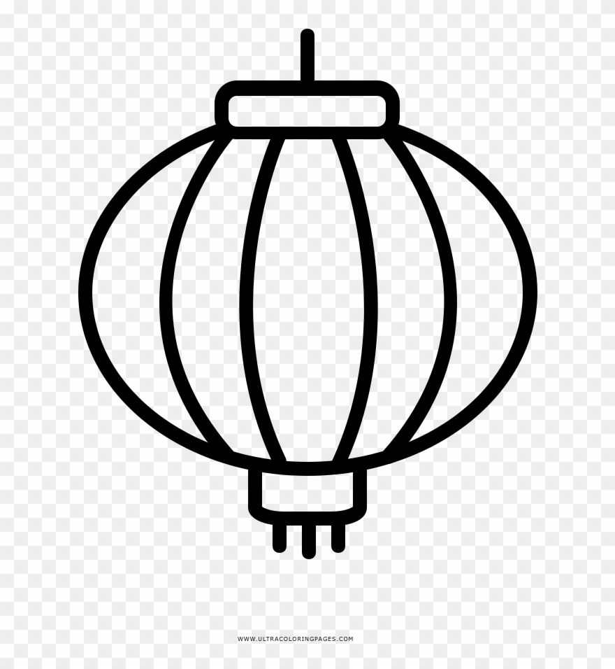 lantern clipart outline