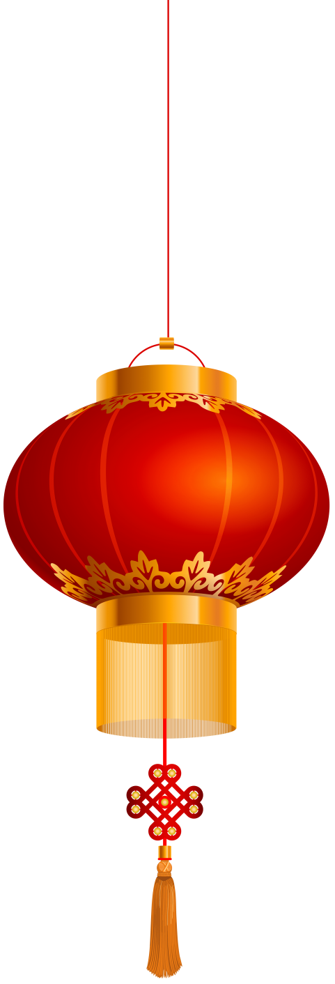 Lantern clipart paper lantern. Chinese gold red png