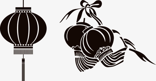 Lantern clipart silhouette. Download chinese paper 