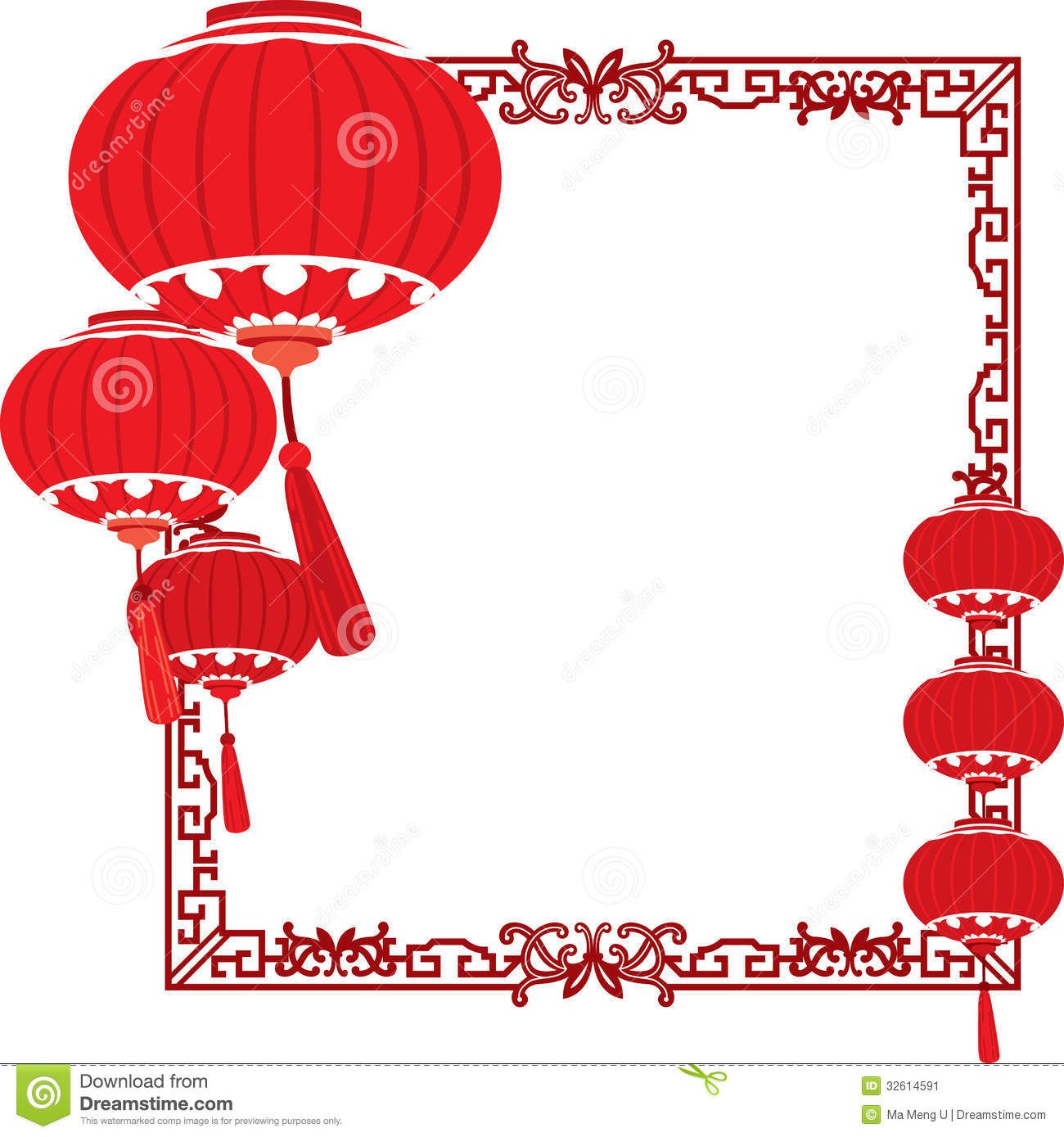 lantern clipart theme chinese