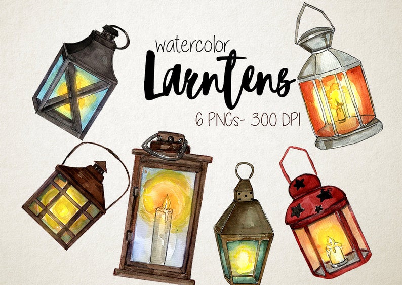 lantern clipart vintage lantern