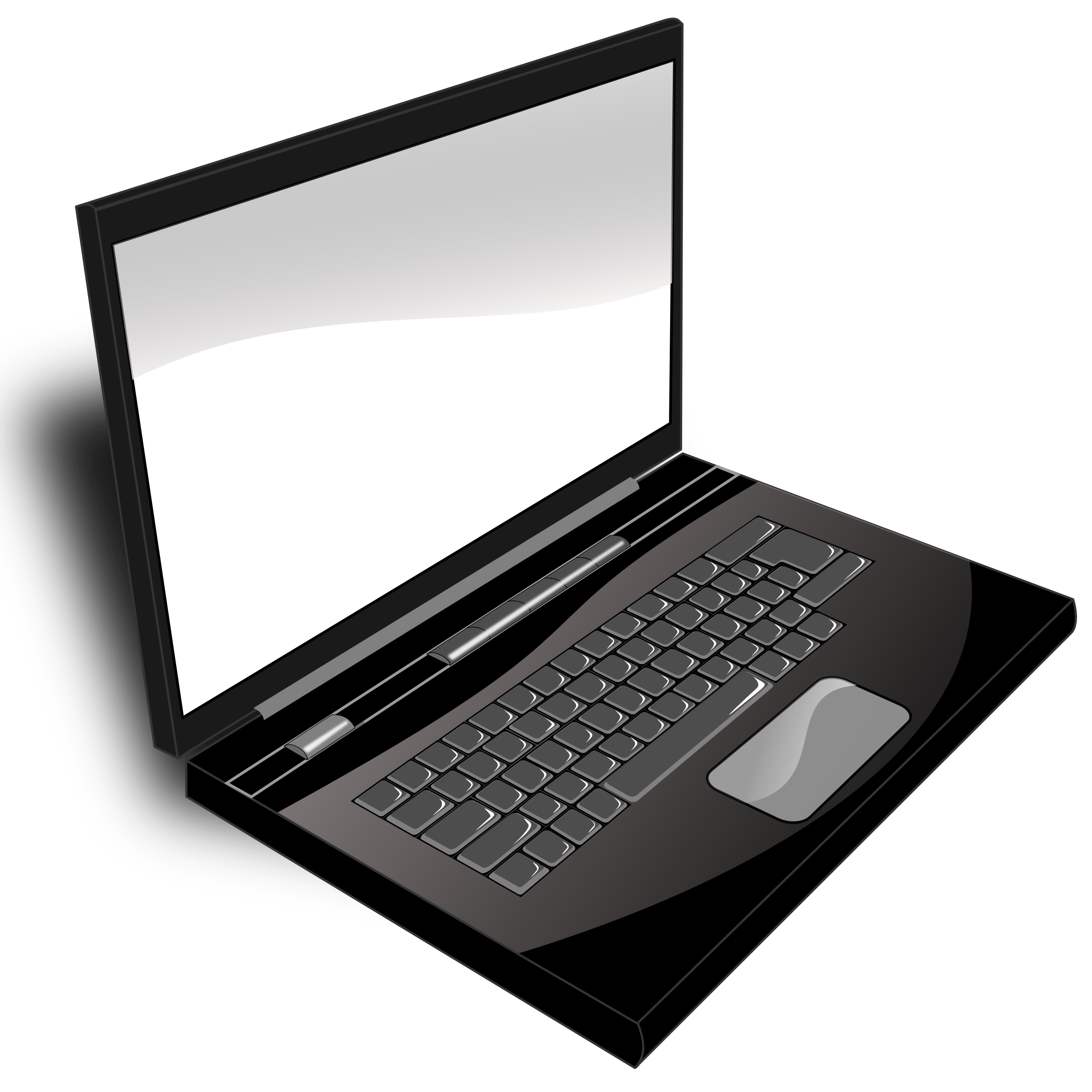 Laptop clip art black. Technology clipart computer technology