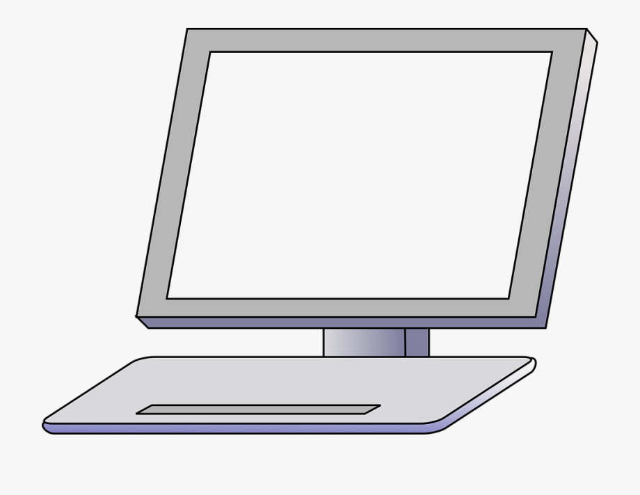 Laptop clipart front. Jpg stock computer monitor