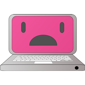 Laptop clipart sad. Cliparts of free download