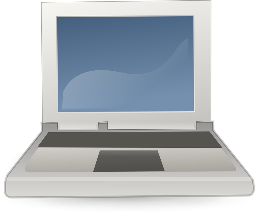 laptop clipart surface