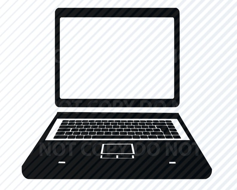 laptop clipart svg
