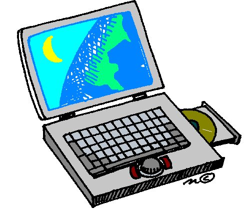 moving clipart laptop