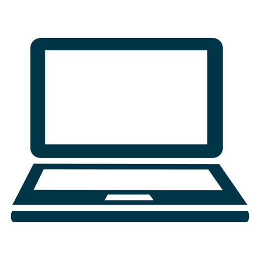 Laptop vector png. Flat icon design in