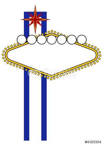 las vegas clipart blank
