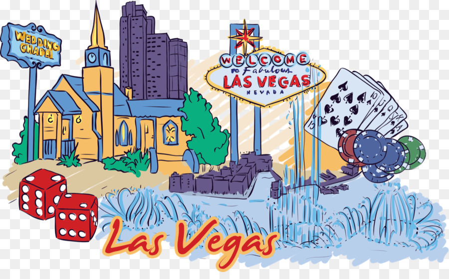 las vegas clipart cartoon