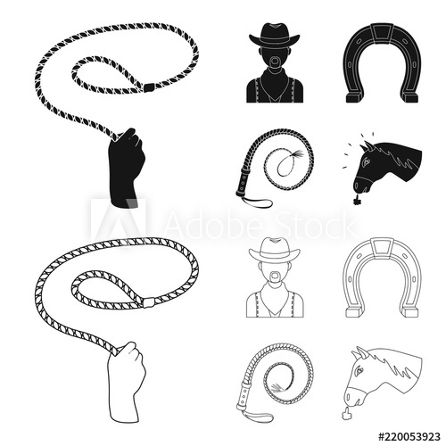 lasso clipart whip