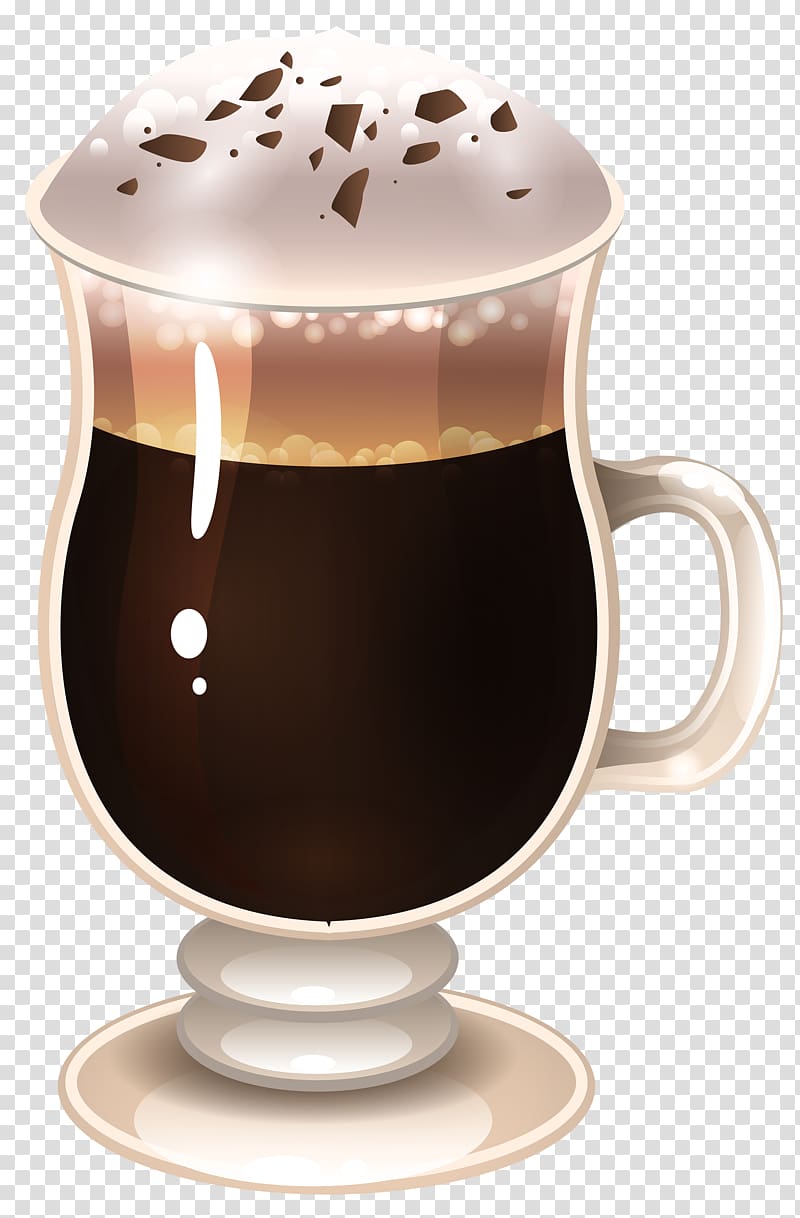 latte clipart coffee glass
