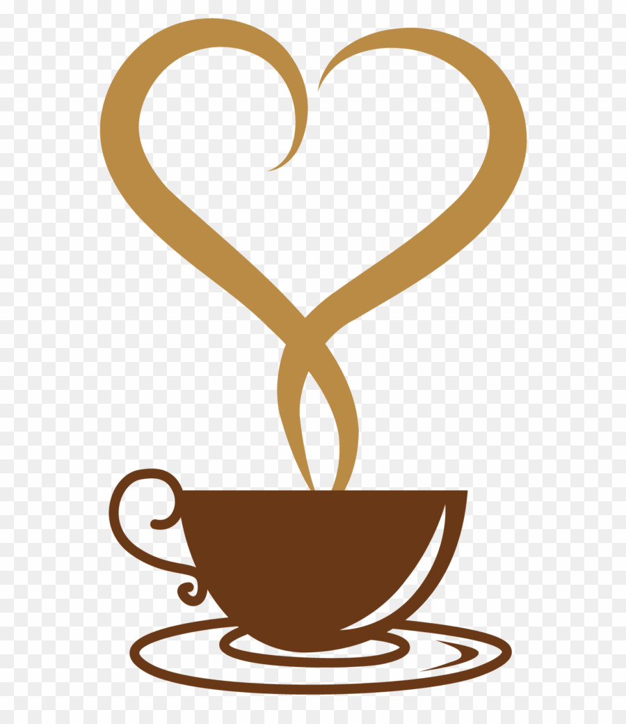 latte clipart heart