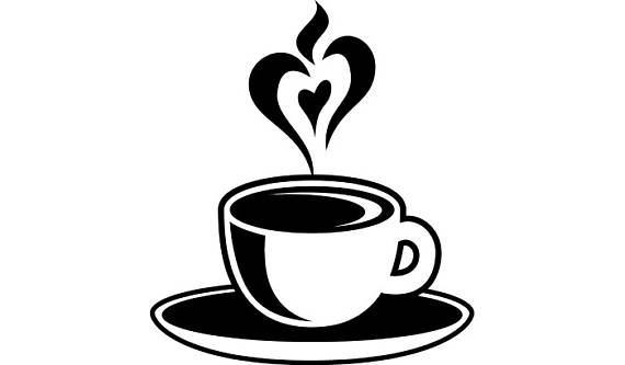 latte clipart heart steam