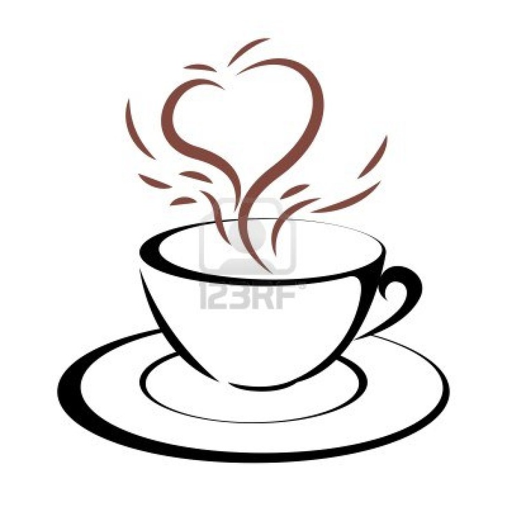 latte clipart heart steam