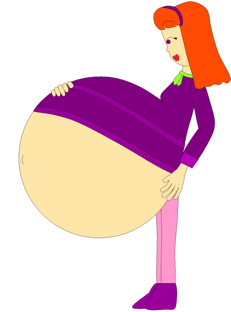 pregnancy clipart full belly