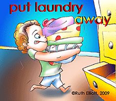 laundry clipart away