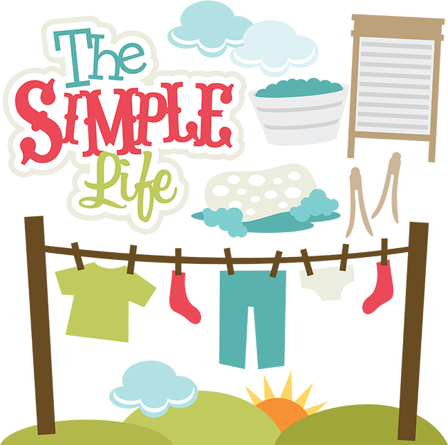 The simple life svg. Trail clipart bendy