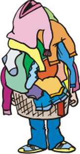 laundry clipart dirty clothing