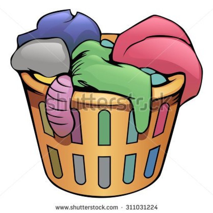laundry clipart laundry bin