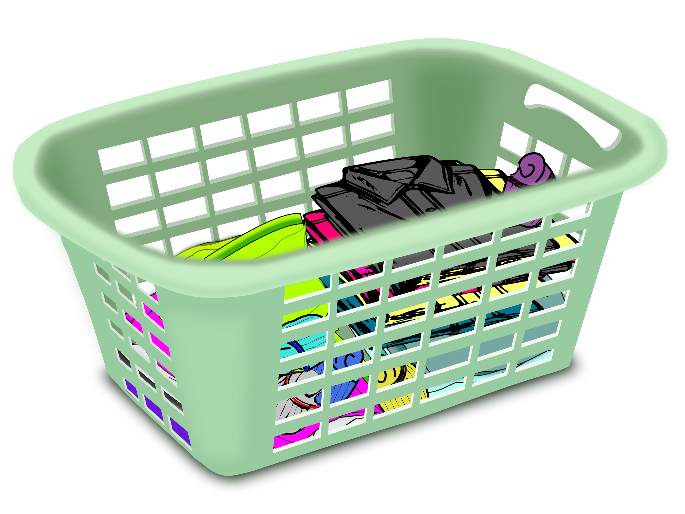 laundry clipart laundry bin