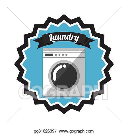 Eps illustration vector . Laundry clipart laundry service