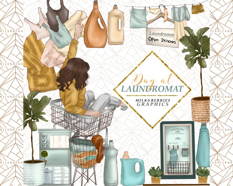 Laundry clipart lost property. Day fashion girl daily