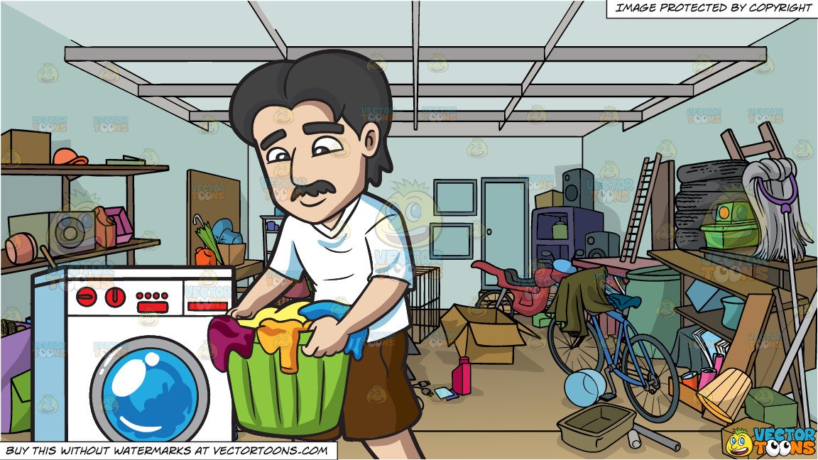laundry clipart messy clothes