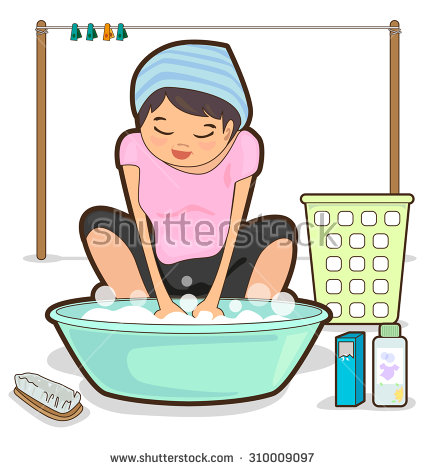 laundry clipart mother
