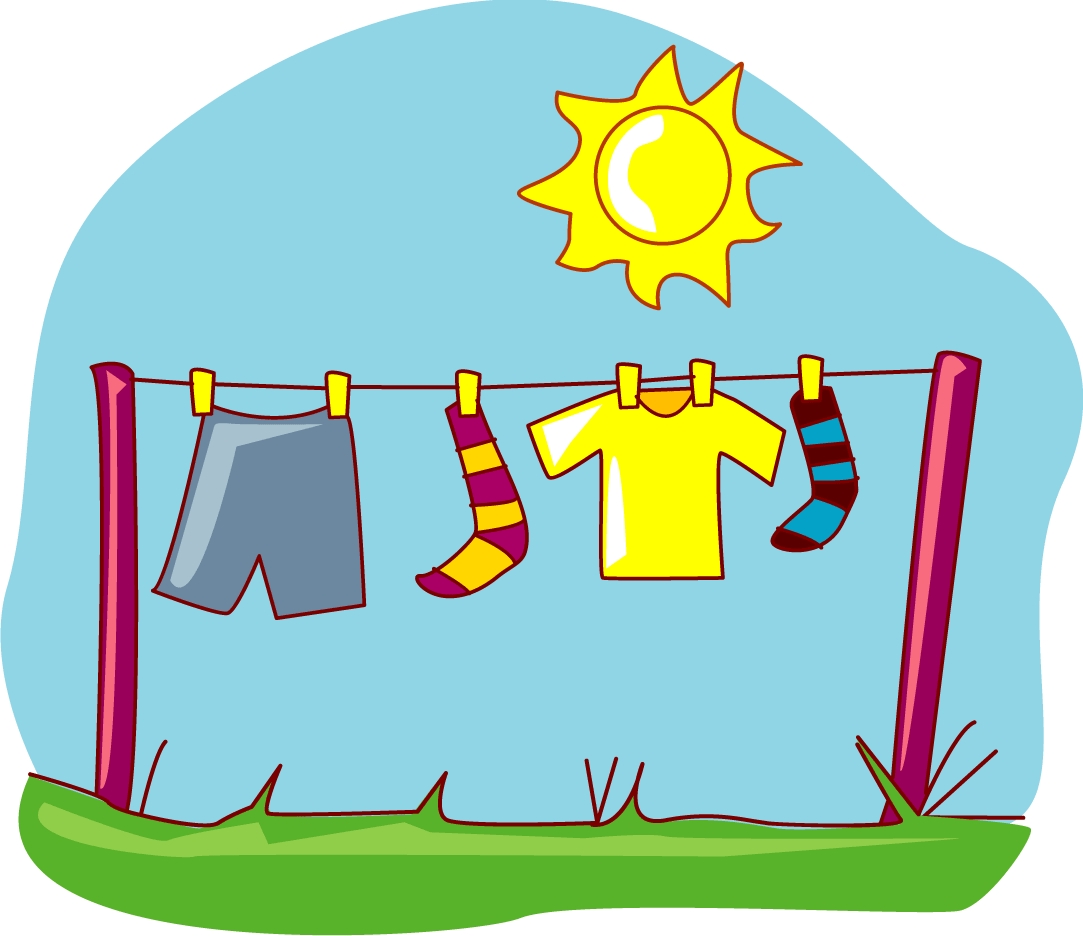 laundry clipart physical change