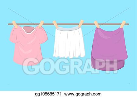 laundry clipart rope