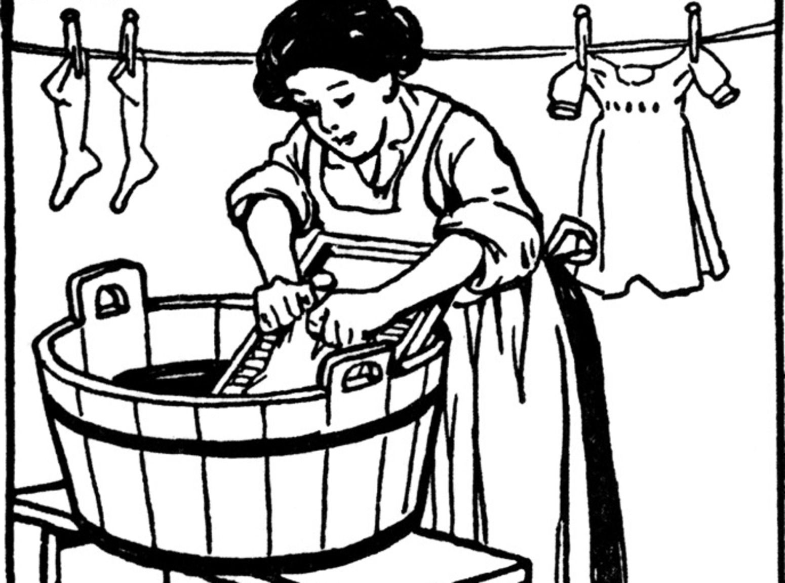 laundry clipart second hand clothes