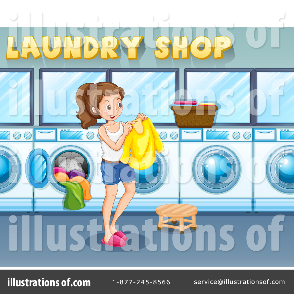 laundry clipart shopping