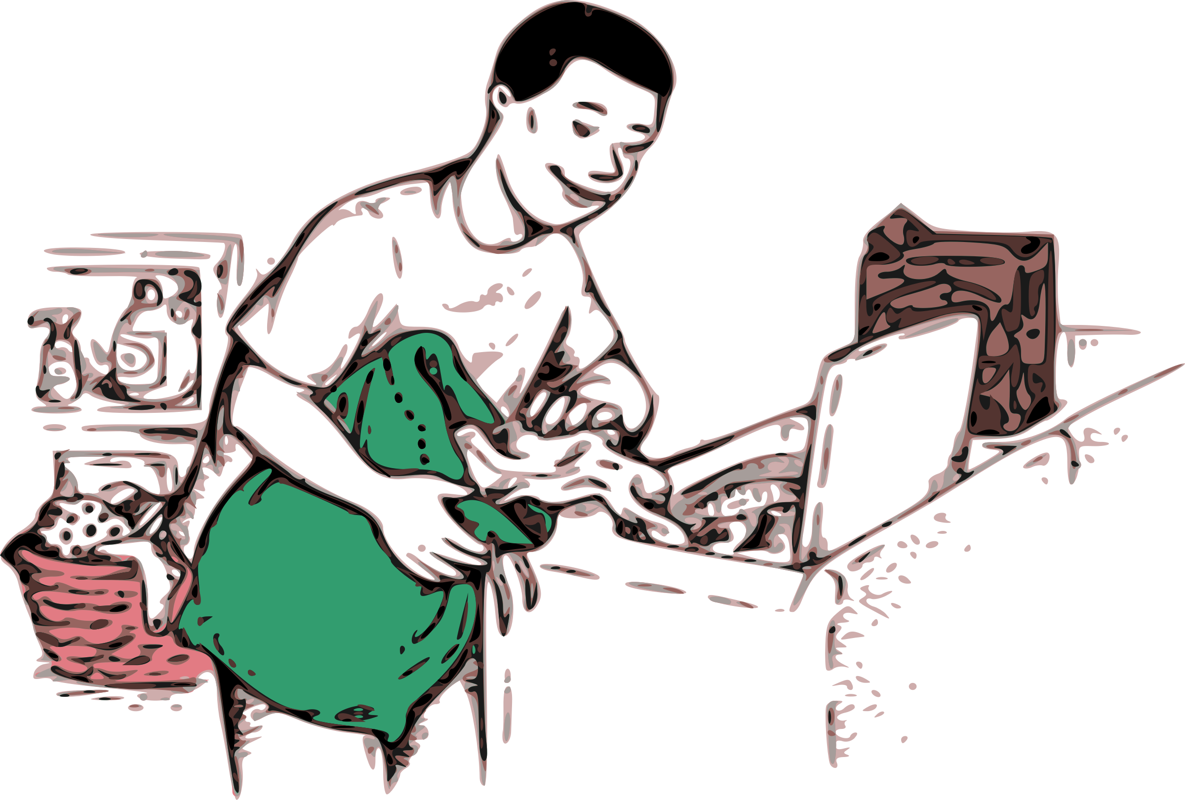 laundry clipart tidy clothes