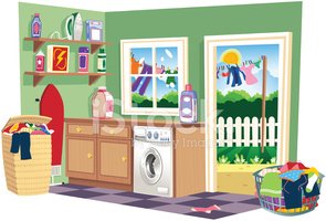 laundry clipart utility room