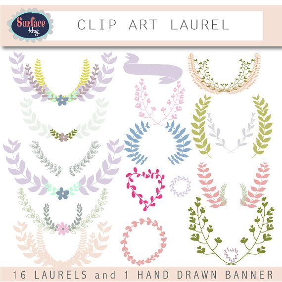 laurel clipart hipster
