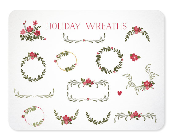 laurel clipart holiday