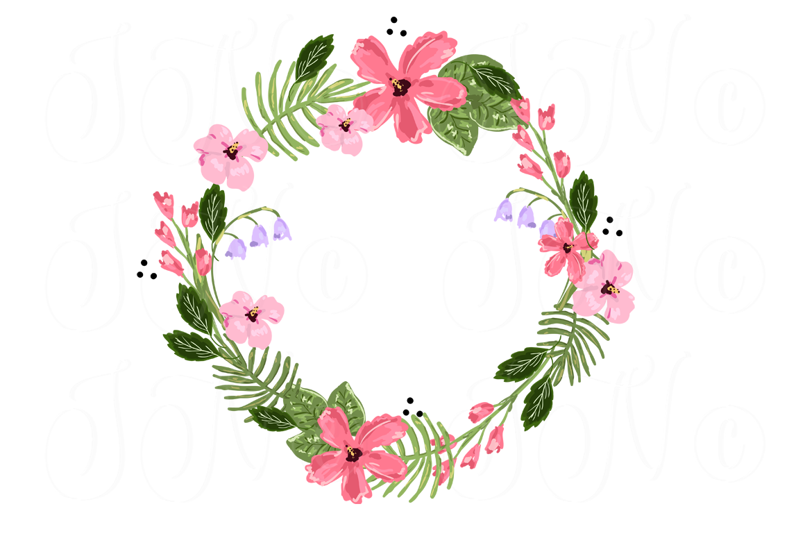 laurel clipart modern wreath