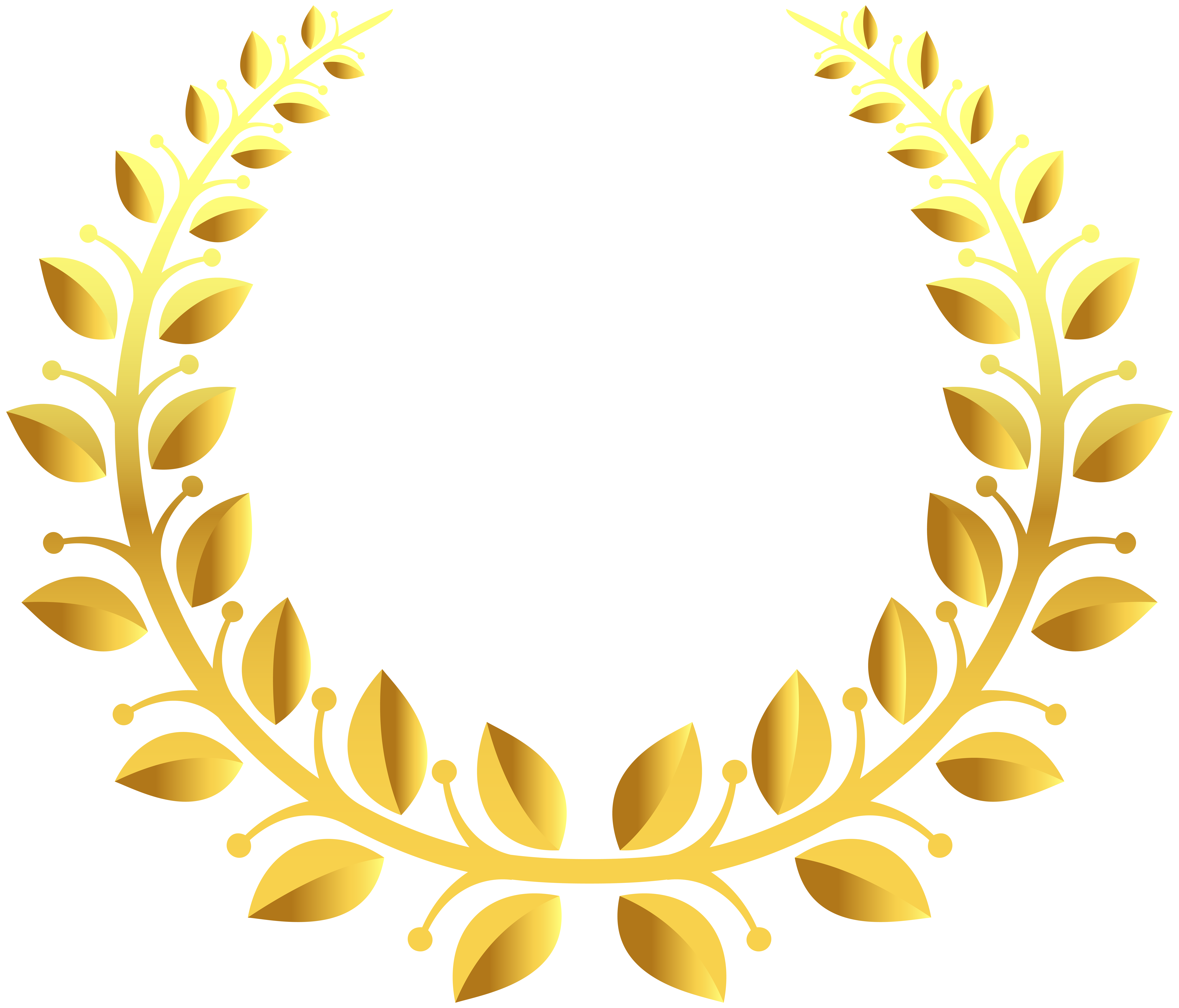 laurel clipart wreath design