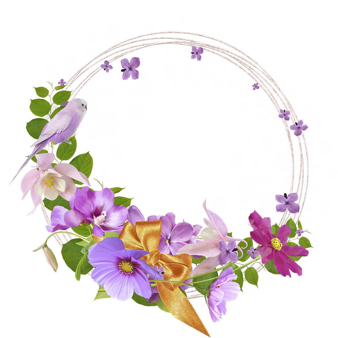 oval clipart flower