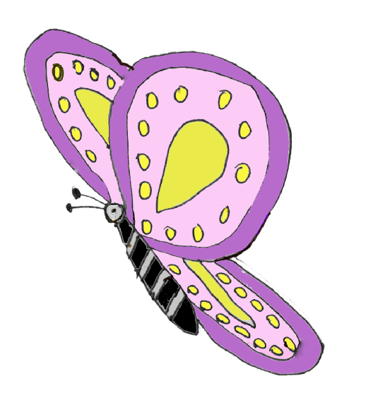 lavender clipart lavender butterfly