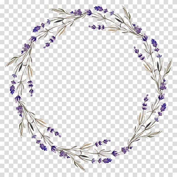 lavender clipart lavender wreath