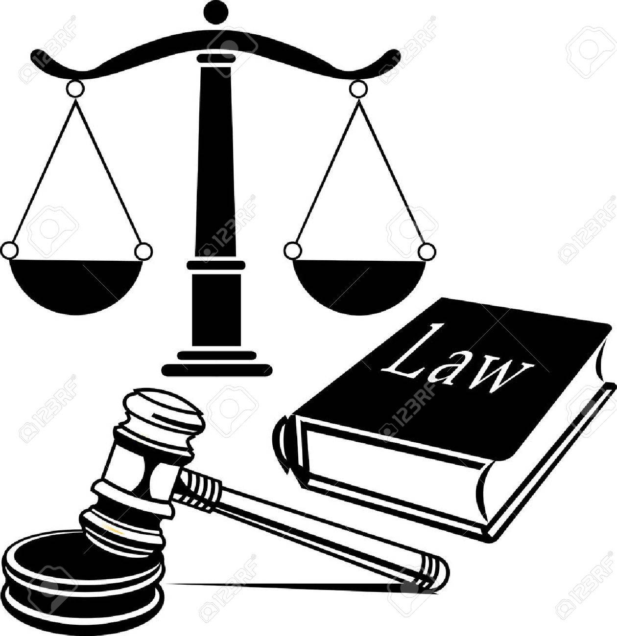 laws clipart black and white