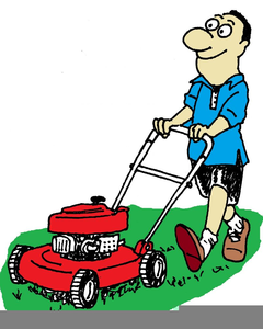 Lawnmower clipart. Free man images at