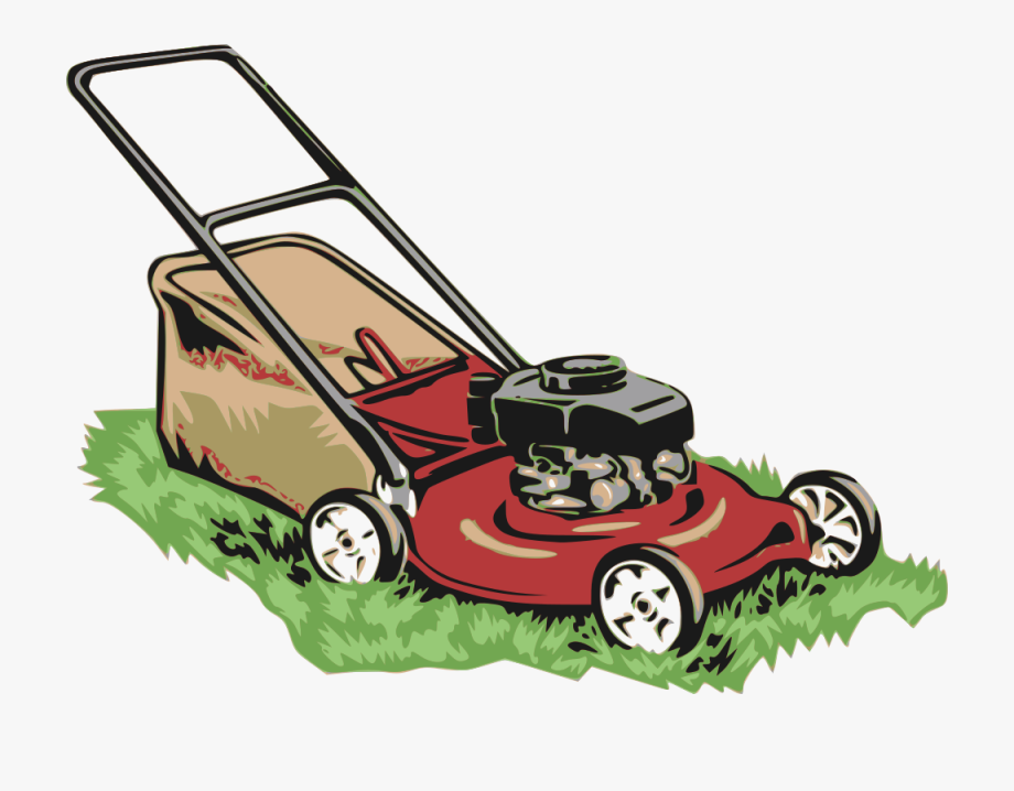 mowing clipart grass cutting machine