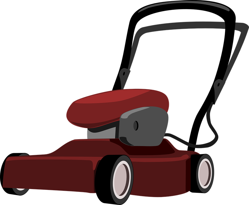 lawnmower clipart animated